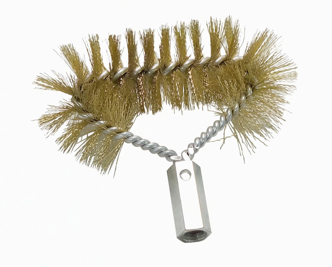 ESCOBILLON ACERO LATONADO ME - 040.00.0158