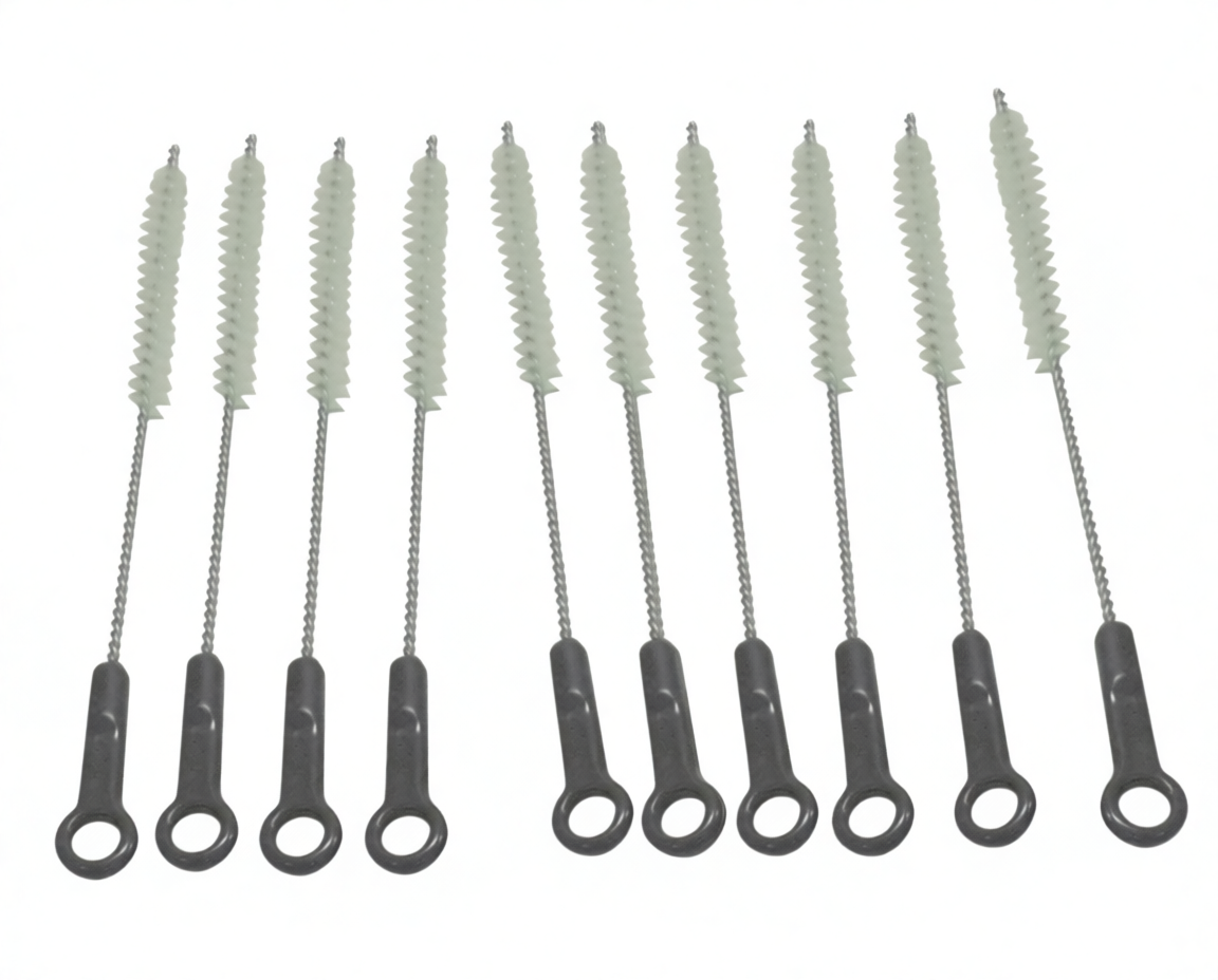 ESCOBILLA NYLON, MANGO PLASTICO X 10u.ME - 040.00.0192