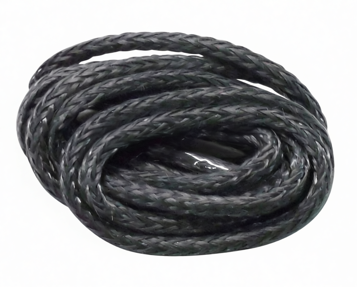 CABLE TRENZA NEGRA GRAFITADA Ø6mm ME - 057.00.0048