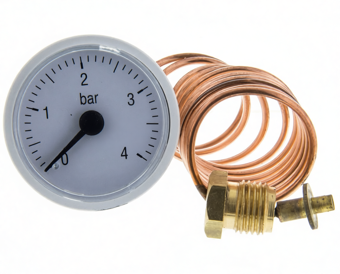 HIDRÓMETRO CALDERA 0/4Bar Ø37mm 1/4" - 286.00.0012