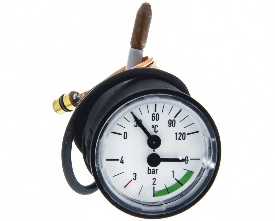 TERMOMANOMETRO CALDERA VAILLANT 101270 - 286.60.0016