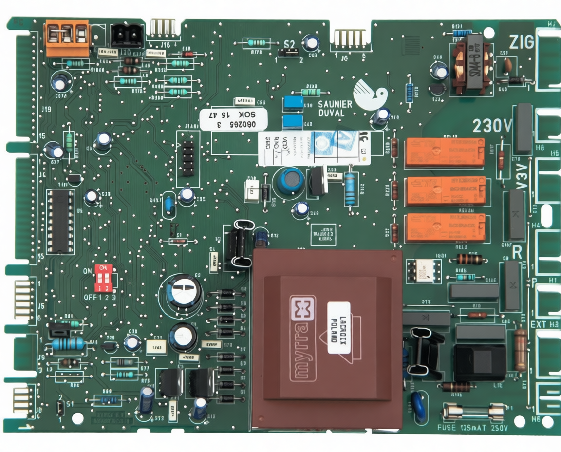 PLACA CALDERA SAUNIER DUVAL S1019000 - 288.66.0002