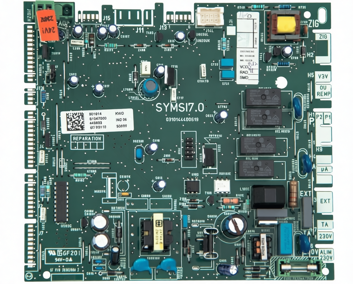 PLACA CALDERA SAUNIER DUVAL S10470 - 288.66.0004