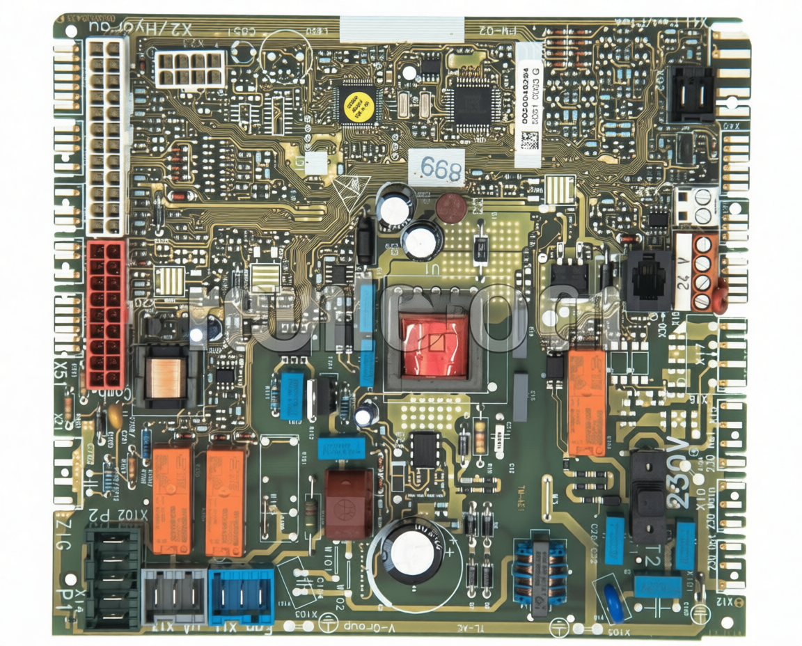 PLACA CALDERA SAUNIER DUVAL 0020048284 - 288.66.0058