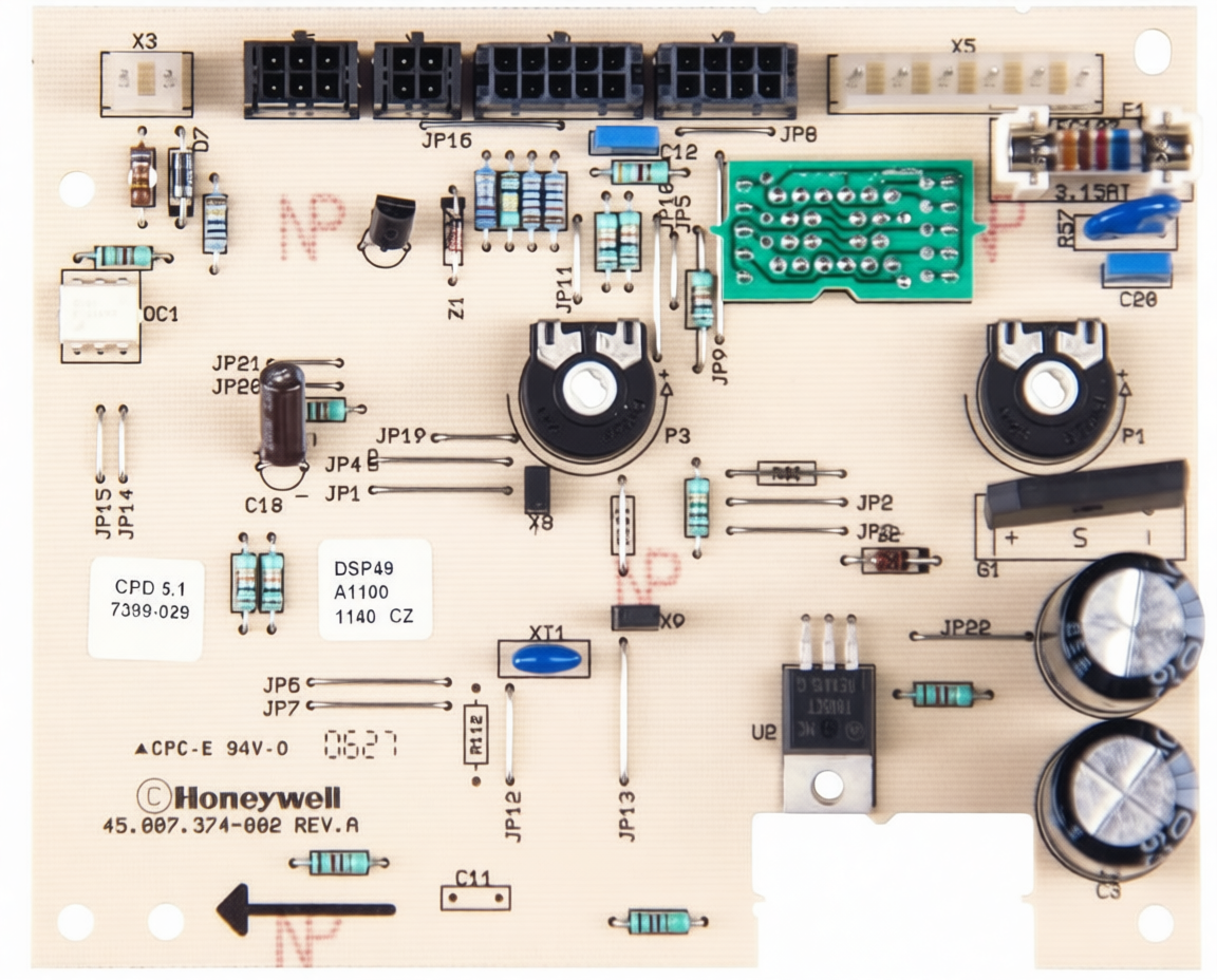 PLACA CALDERA FERROLI 39812270 - 288.92.0017