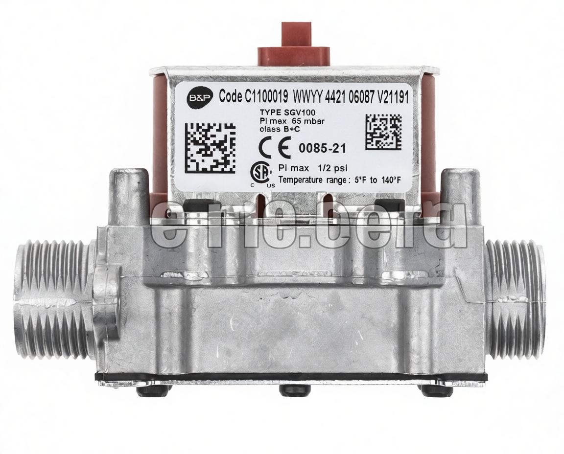 VÁLVULA GAS CALDERA SGV100-24VC-3/4"M - 292.93.0035