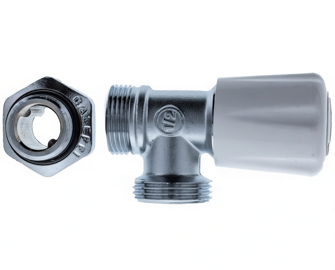 VÁLVULA RADIADOR UNIÓN RACORD/BICONO 1/2 - 338.00.0011