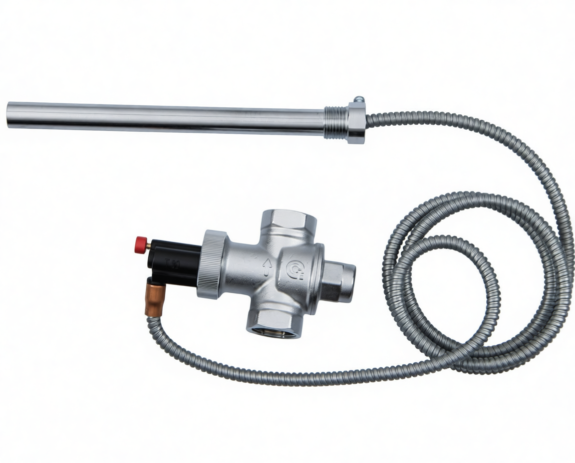 VÁLVULA SEGURIDAD CALDERA 3/4"H L1300mm - 350.00.0102