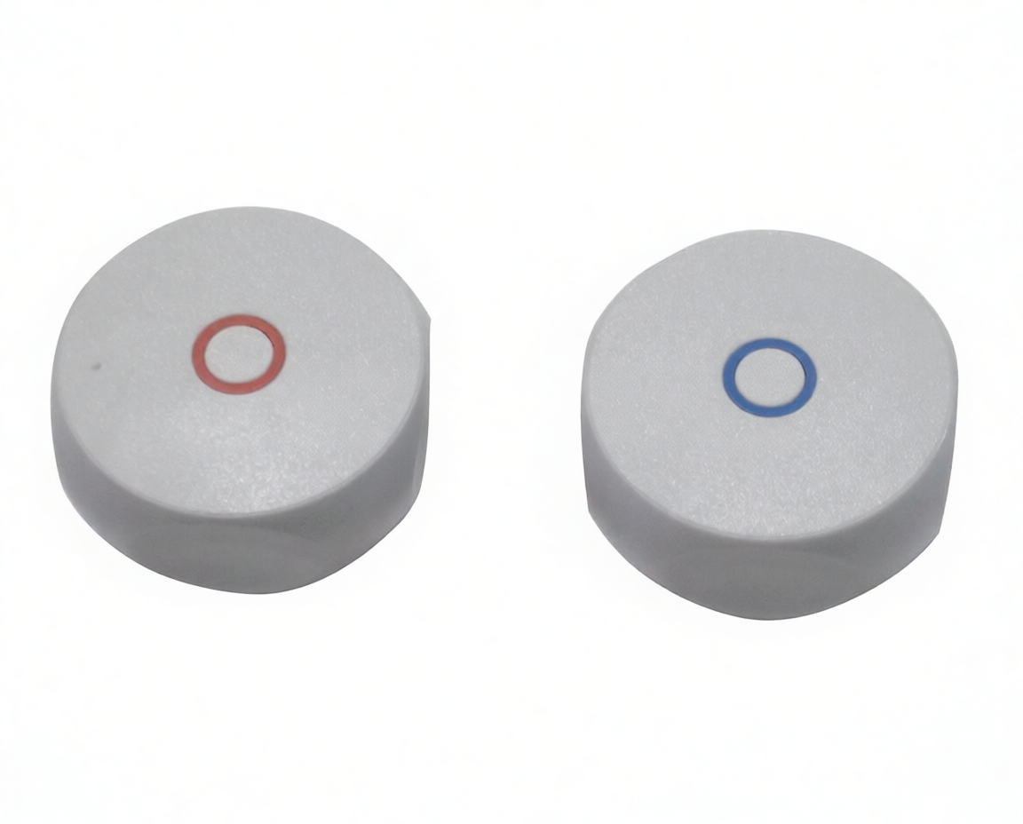 MANDO CALENTADOR AZUL Y ROJO 012009 - 370.60.0044