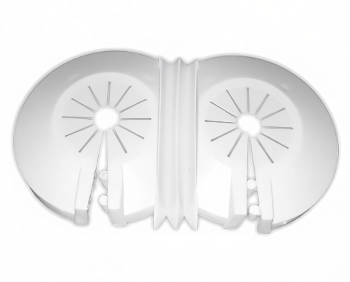 PLACA EMBELLECEDORA RADIADOR 2 TUBOS ME - 398.00.0037