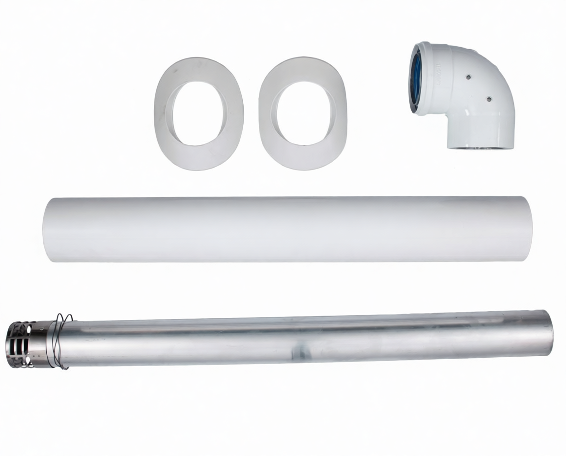 CONJUNTO EVACUACIÓN CALDERA ESTANCA 1 M. - 398.45.0005