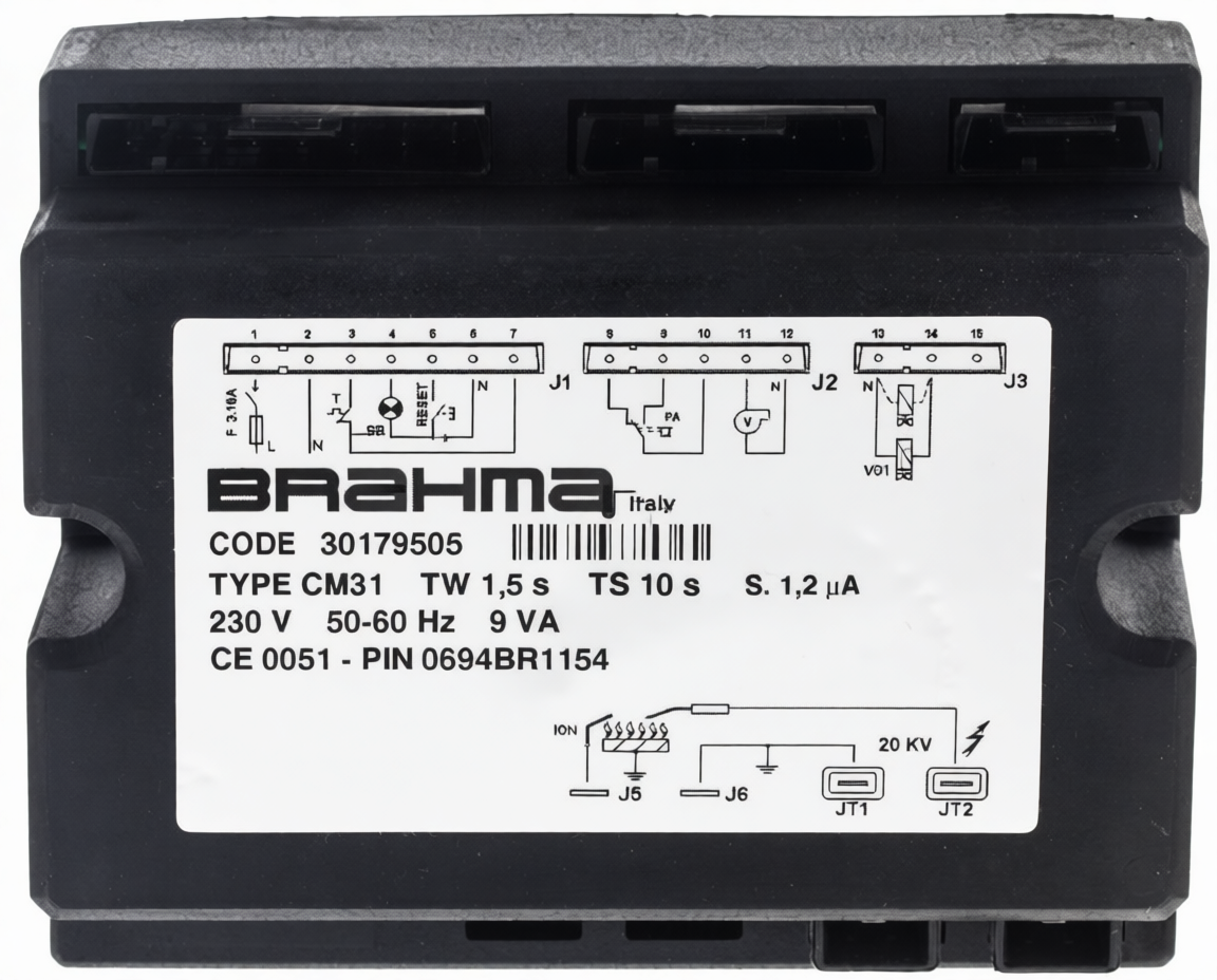 CENTRALITA QUEMADOR CM31 3511007 BRAHMA - 493.01.0011