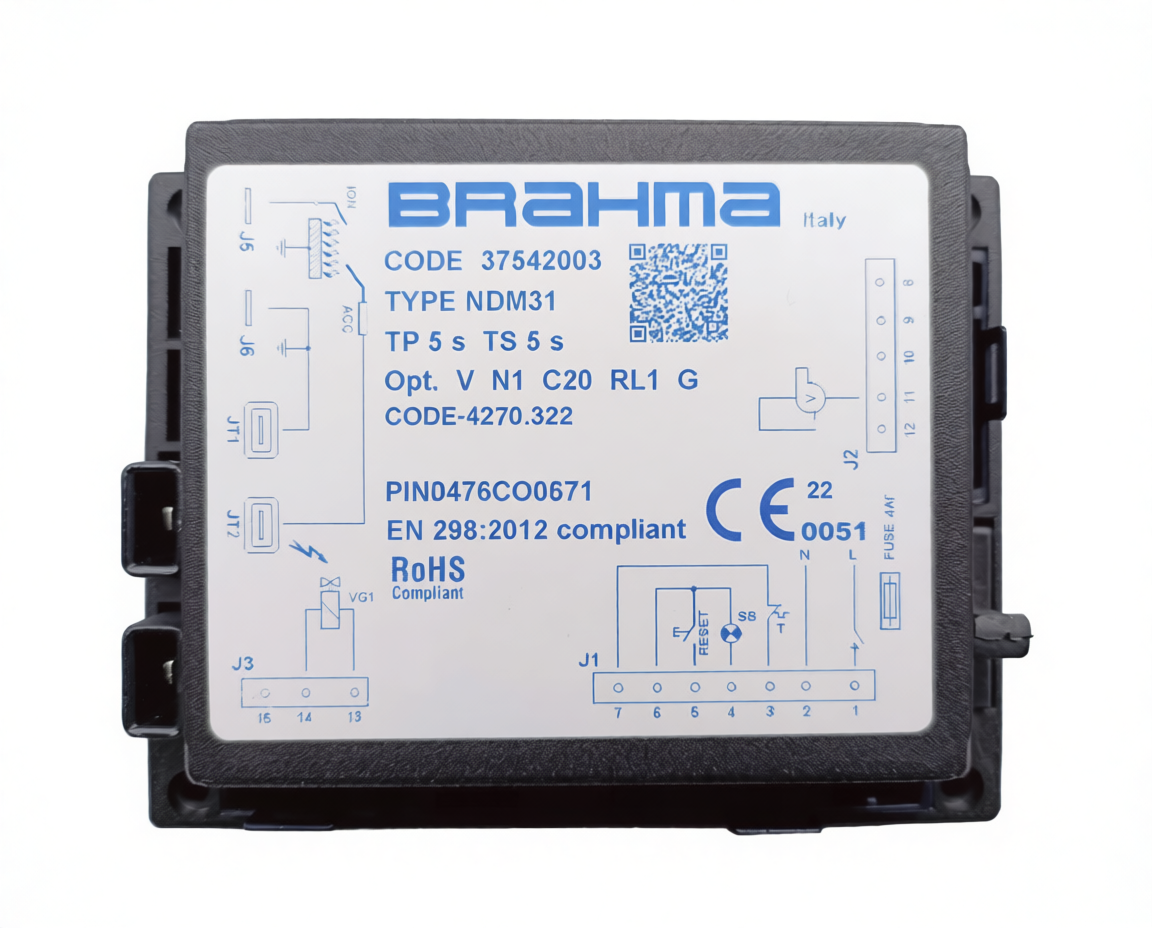 CENTRALITA QUEMADOR BRAHMA 37542003 ME - 493.01.0087