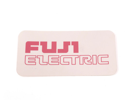 EMBLEMA FUJI ELECTRIC U.E 110x55MM - 9AGF7448